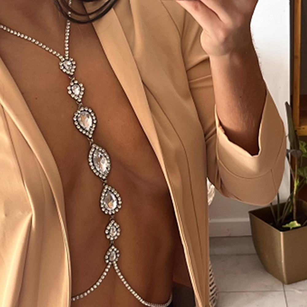Body Jewelry Retainers - Collier goutte d'eau Sexy pour femmes,