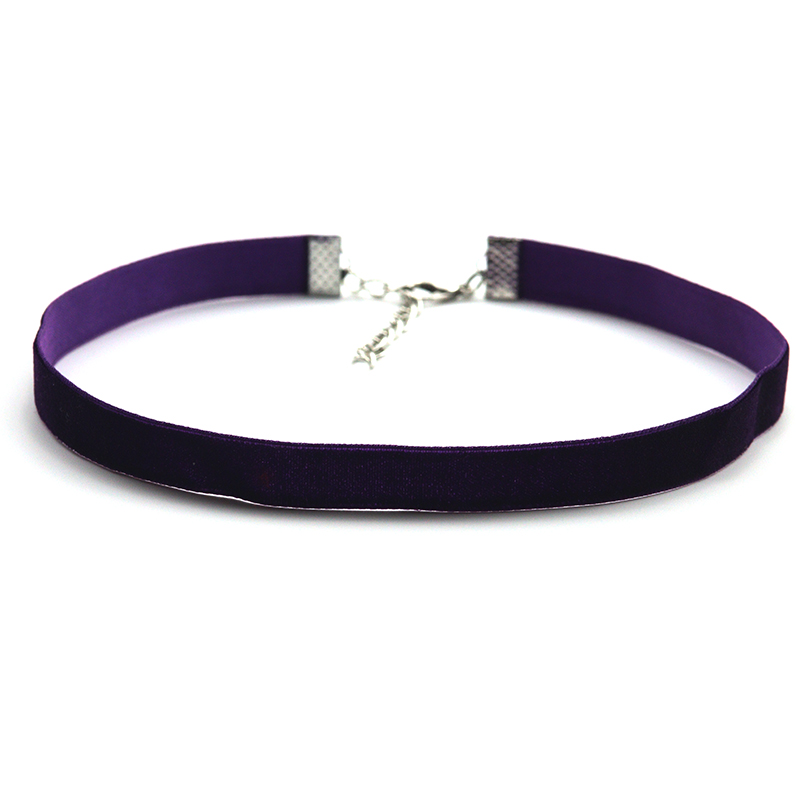 Body Jewelry Necklace - Collier court en velours vintage 10MM,