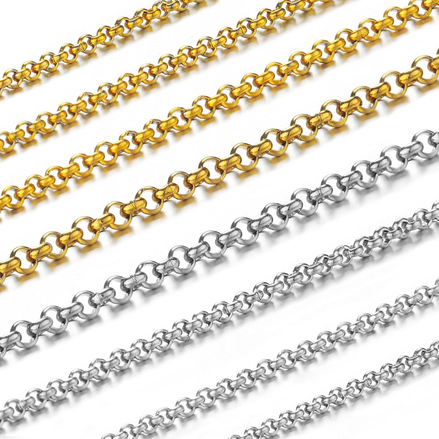 Body Jewelry Necklace - Chaîne en acier inoxydable en forme