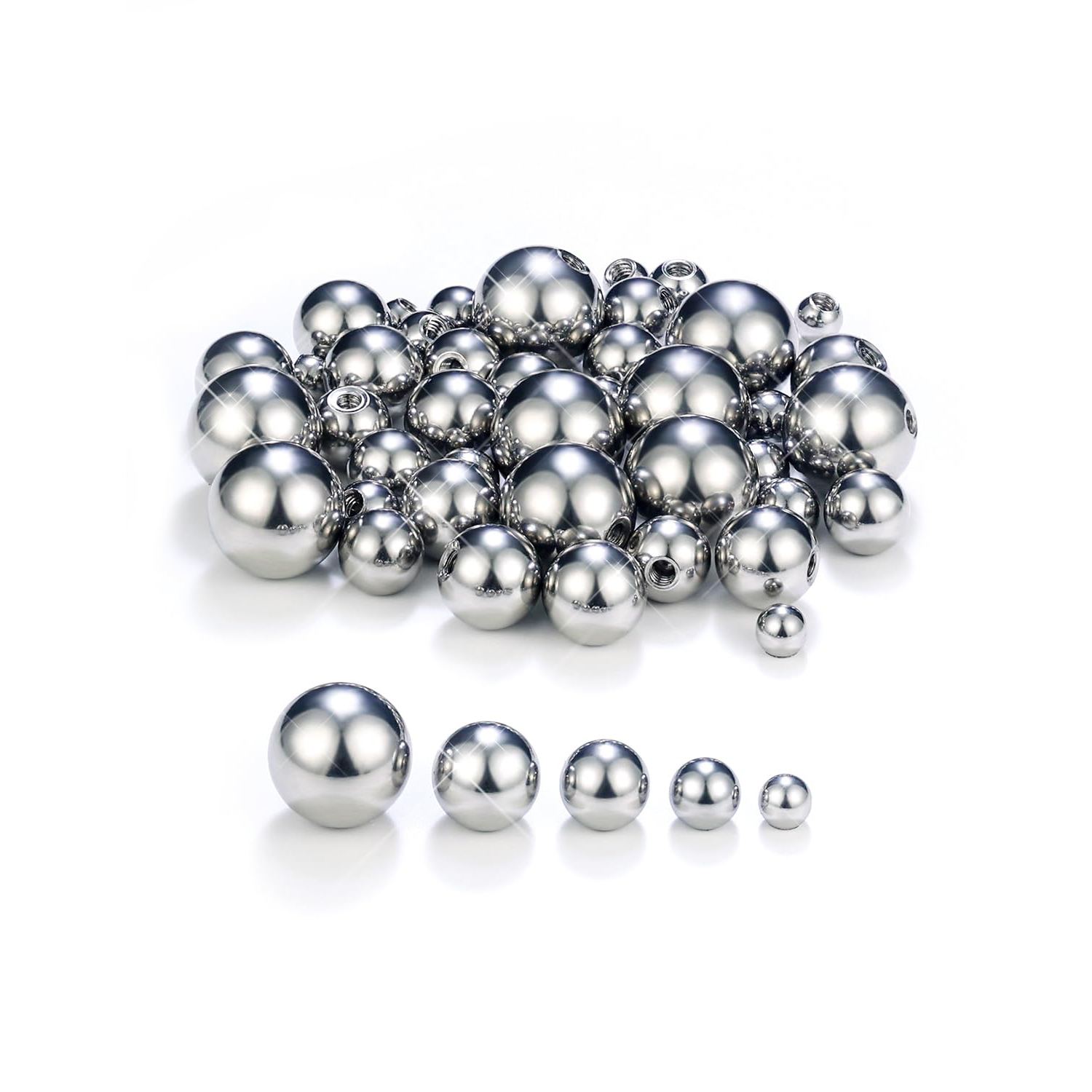 Body Jewelry Replacement Ball - 14G 3mm 4mm 5mm 6mm 8mm