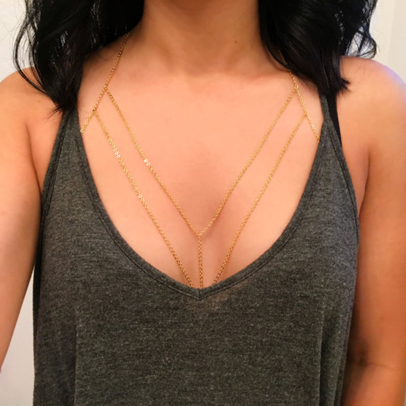 Chaîne de corps décalée sexuel - Body Jewelry Retainers avis et prix