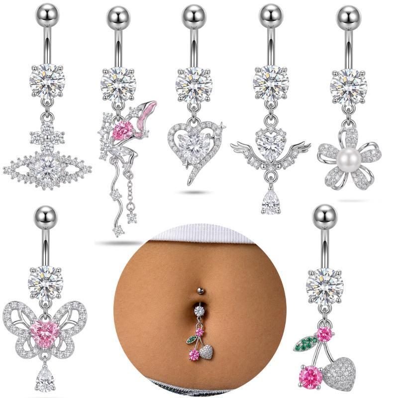 1 pièce Anneau de nombril pend - Body Jewelry Surgical Steel avis et prix