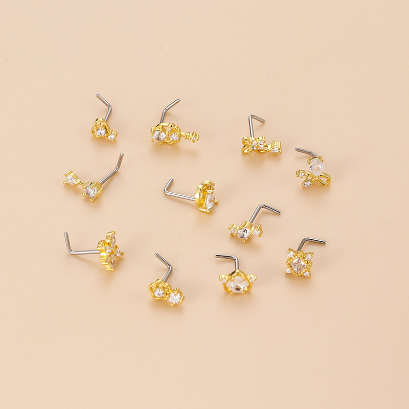 Piercing de nez en zircon cubi - Body Jewelry Surgical Steel avis et prix
