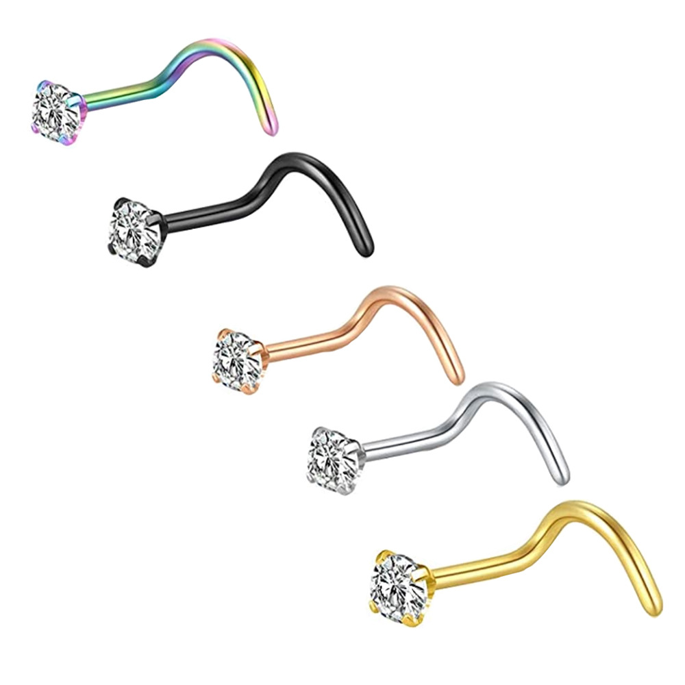 Anneaux de nez 20G en acier ch - Body Jewelry Surgical Steel avis et prix