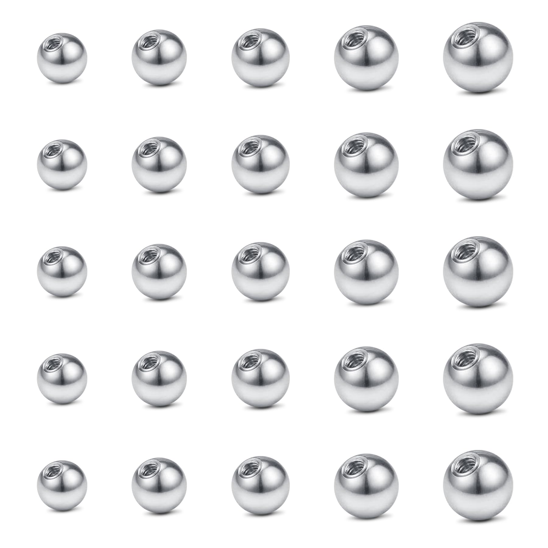 14G 3mm 4mm 5mm 6mm 8mm extéri - Body Jewelry Replacement Ball avis et prix