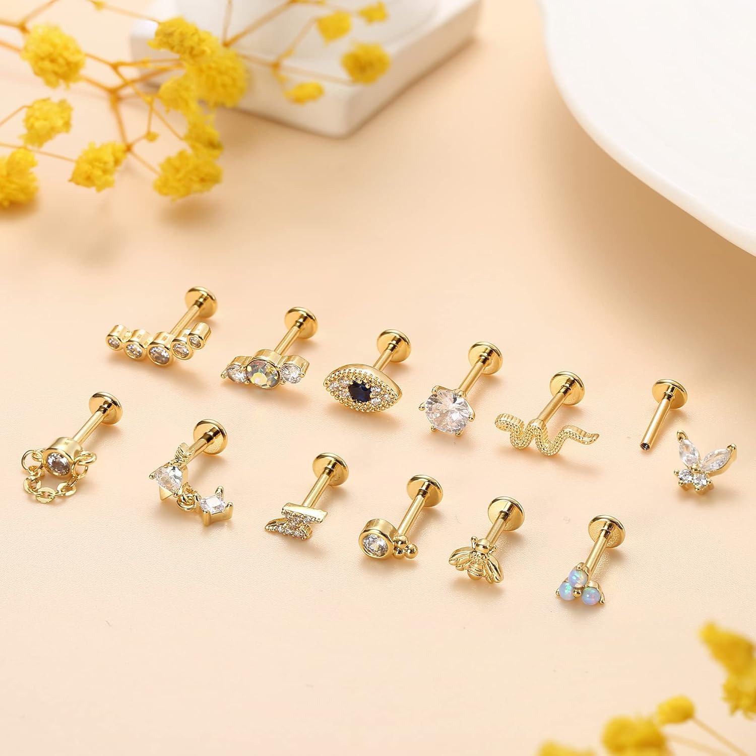 Bobisty 1 pièce boucles d'orei - Body Jewelry Surgical Steel avis et prix