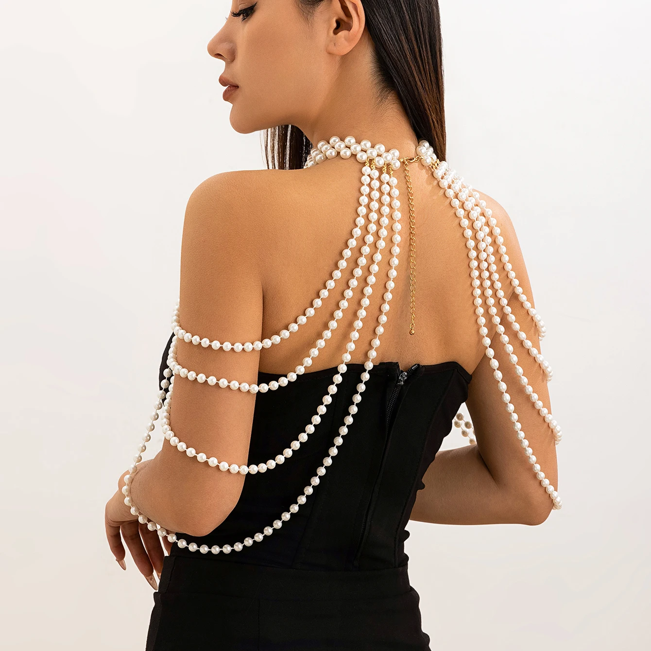 Chaîne d'épaule de mariée élég - Body Jewelry Necklace avis et prix