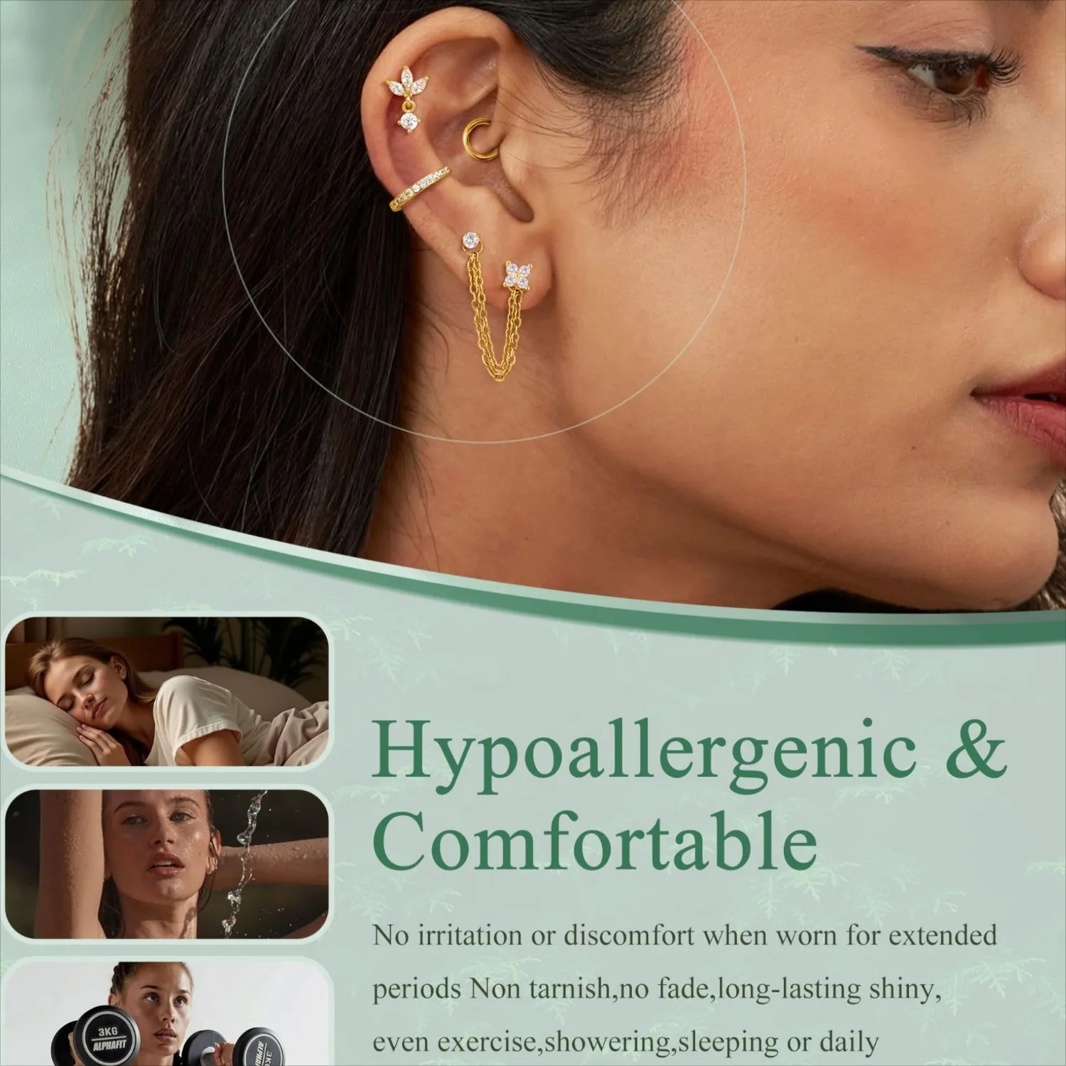 Boucles d'oreilles en cartilag - Body Jewelry Surgical Steel avis et prix
