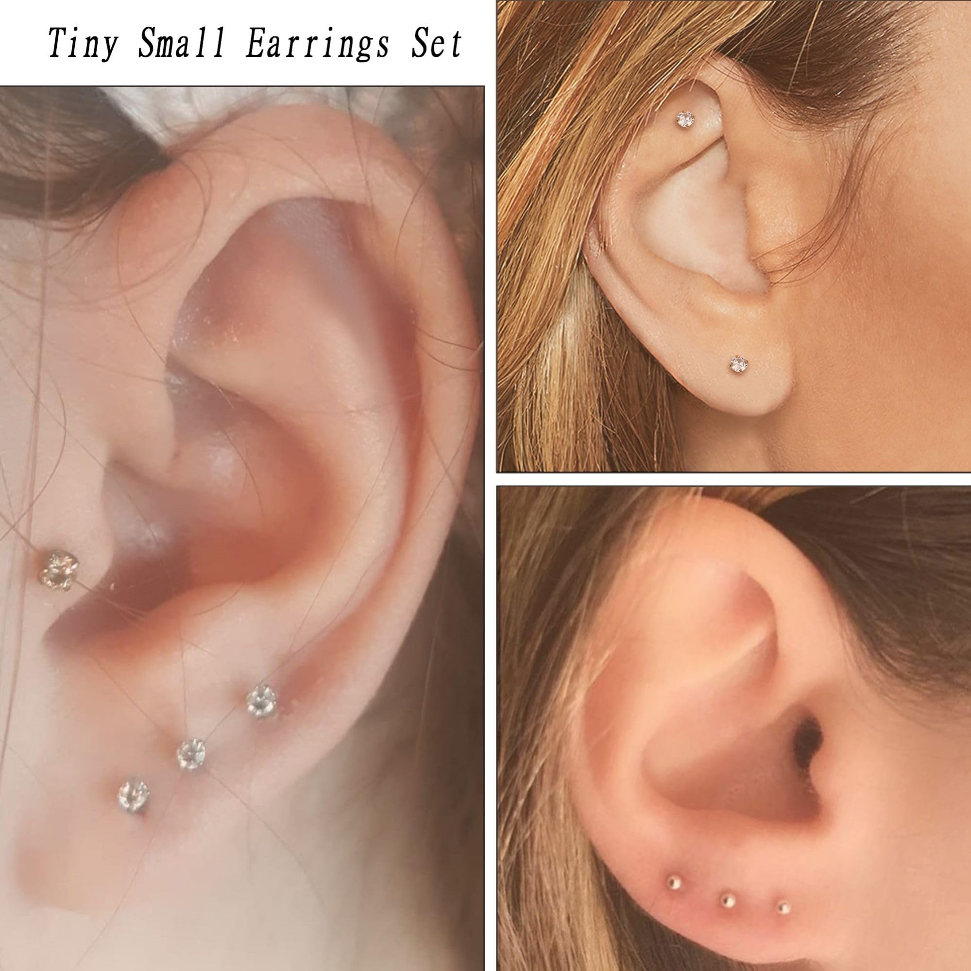 2 pièces minuscule acier inoxy - Body Jewelry Surgical Steel avis et prix