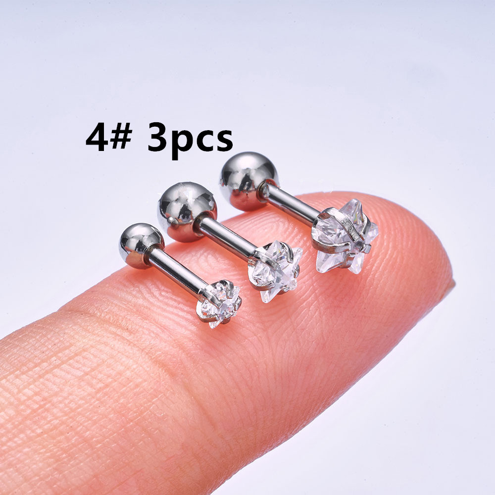 Boucles d'oreilles Helix Star  - Body Jewelry Surgical Steel avis et prix